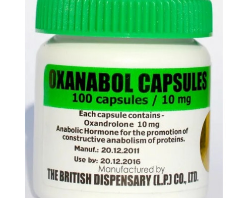 Oxanabol capsules 10mg British Dispensary