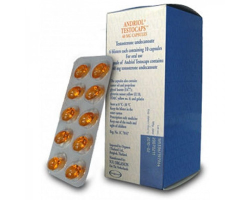 Andriol Testocaps 40 mg Organon