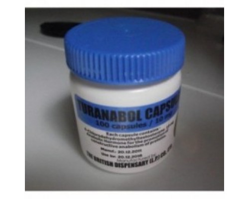 Turanabol capsules 10mg British Dispensary