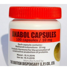 Anabol capsules 10mg British Dispensary