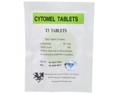 Cytomel Tablets 50mcg British Dragon