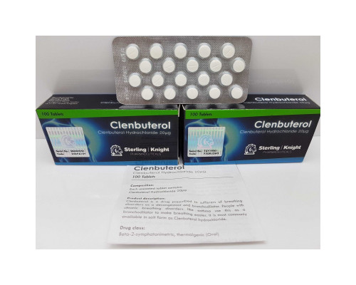 Clenbuterol 0,02mg Sterling Knight