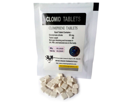 Clomid Tablets 50mg British Dragon