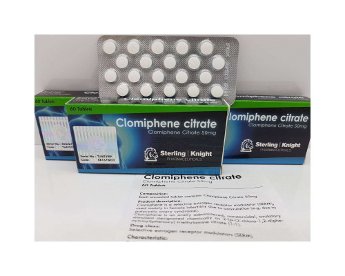 Clomiphene citrate 50mg Sterling Knight