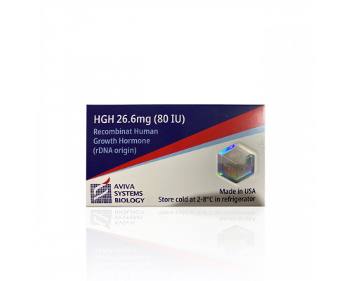 HGH 26.6 mg 80 IU Aviva Systems Biology