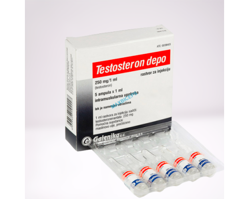 Testosteron Depo (Testosteron Enanthato) 250 mg Galenika