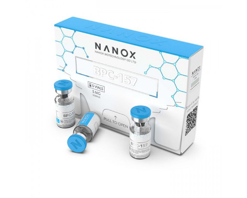 Nanox Peptid BPC-157 5 mg 5 Fläschchen