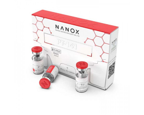 Nanox Peptid PT-141 10 mg 5 Fläschchen