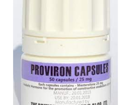 Proviron capsules 25mg British Dispensary