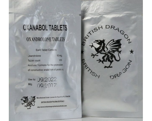 Oxanabol Tablets 10mg British Dragon