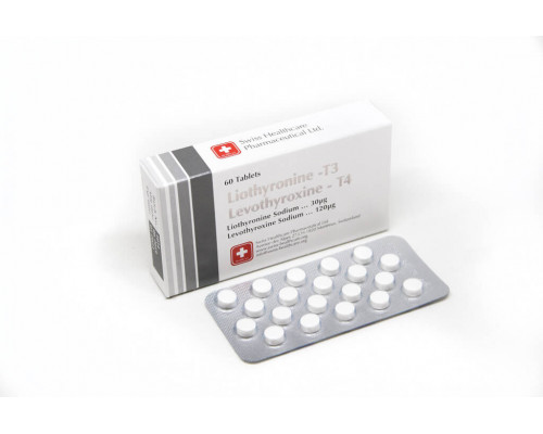 Liothyronine + Levothyroxine 30+120mcg Swiss Healthcare