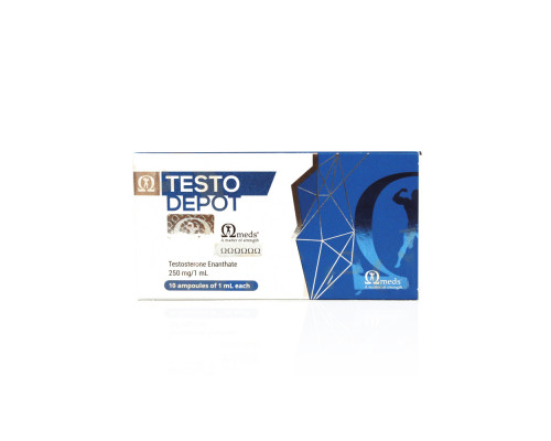 Testo Depot (Testosterone Enanthate) 250 mg Omega Meds