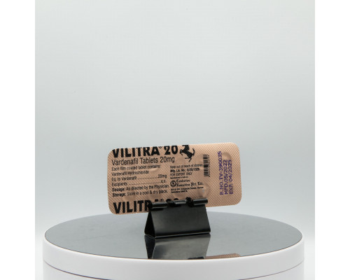 Vilitra 20 (Vardenafil Tablets) 20 mg Centurion Laboratories