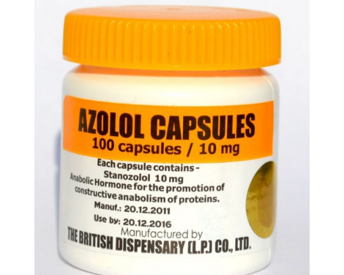 Azolol capsules 10mg British Dispensary