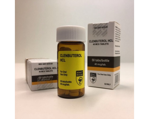 Clenbuterol HCL 40mcg Hilma Biocare