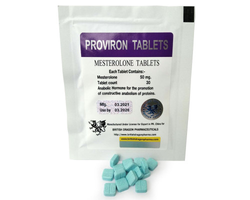 Proviron Tablets 50mg British Dragon