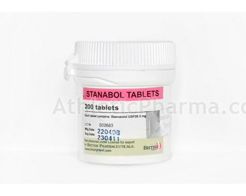 Stanabol Tablets 5mg British Pharmaceuticals