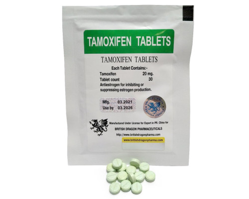 Tamoxifen Tablets 20mg British Dragon